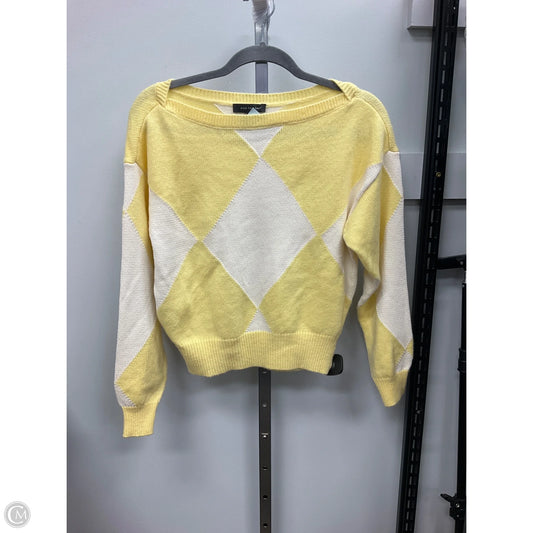 Sweater By Ann Taylor In Yellow, Size: Xs