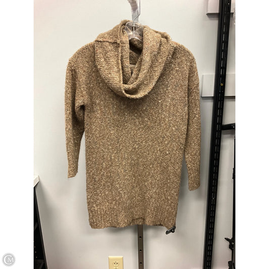 Sweater By Clothes Mentor In Tan & White, Size: M
