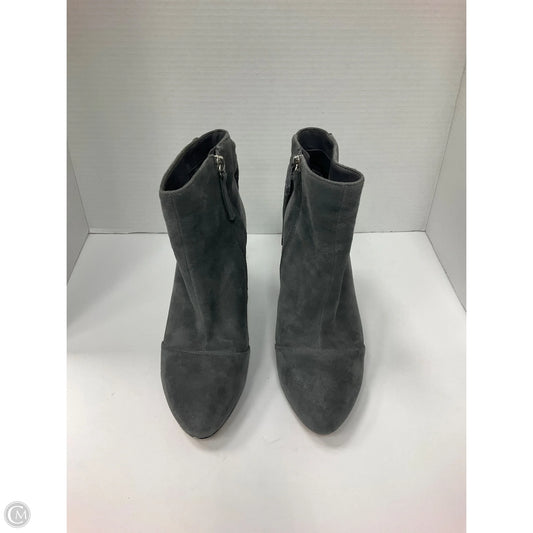Boots Ankle Heels By White House Black Market In Grey, Size: 8