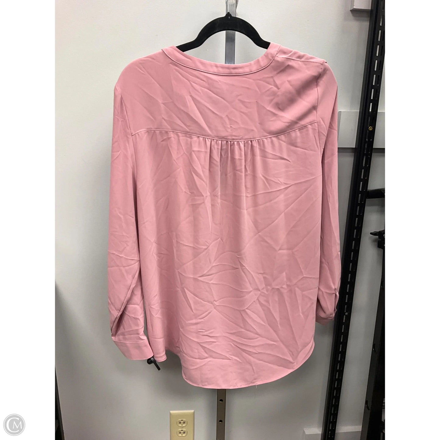 Top Long Sleeve By Jones New York In Pink, Size: Xl