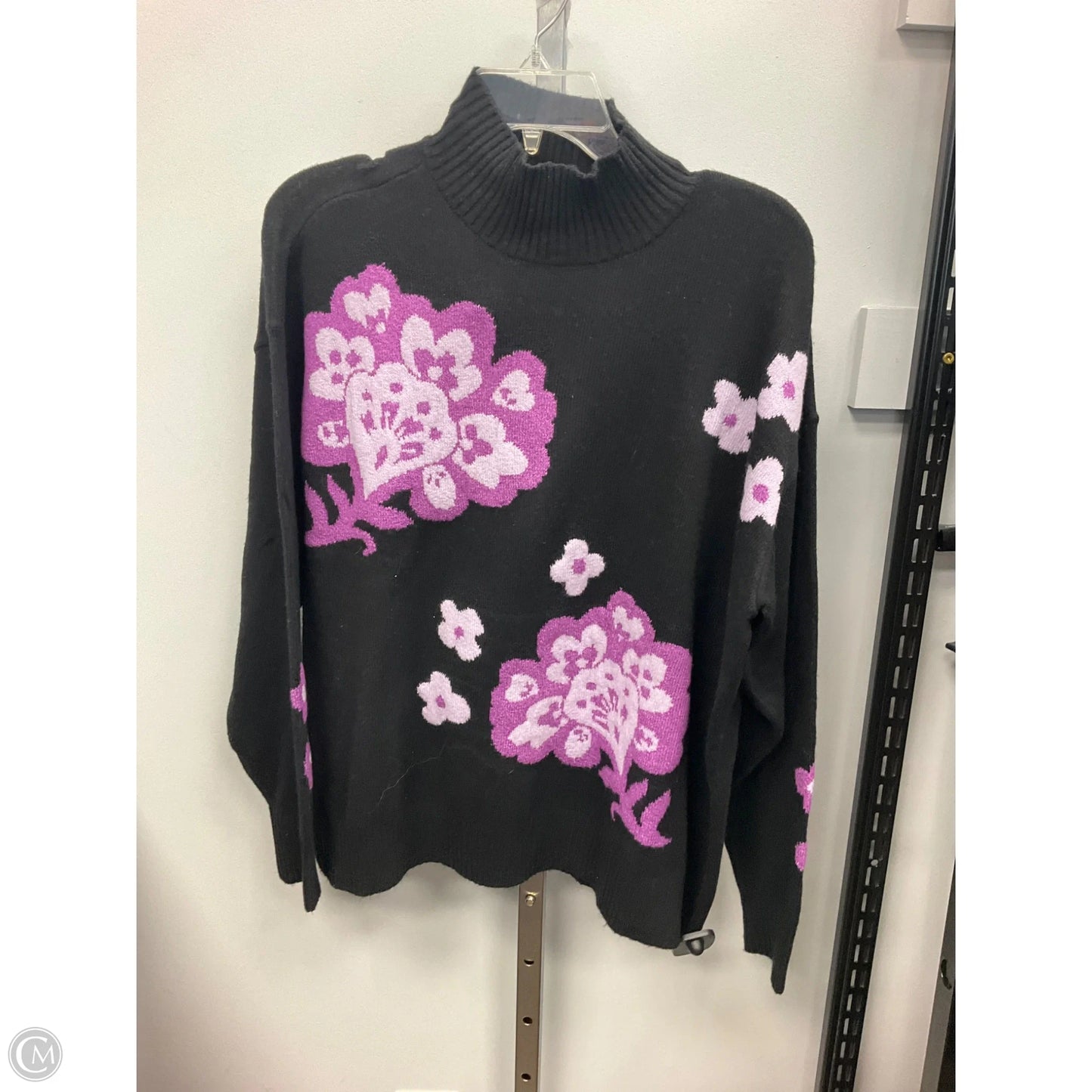 Sweater By Loft In Black, Size: L