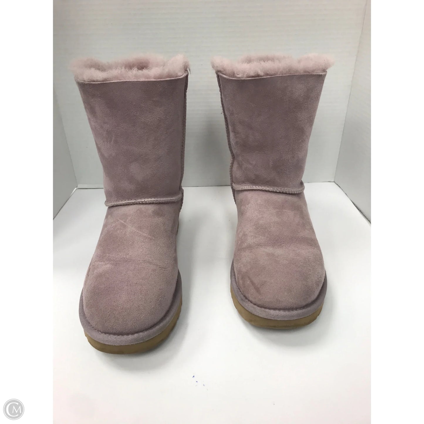 Boots Designer By Ugg In Purple, Size: 9