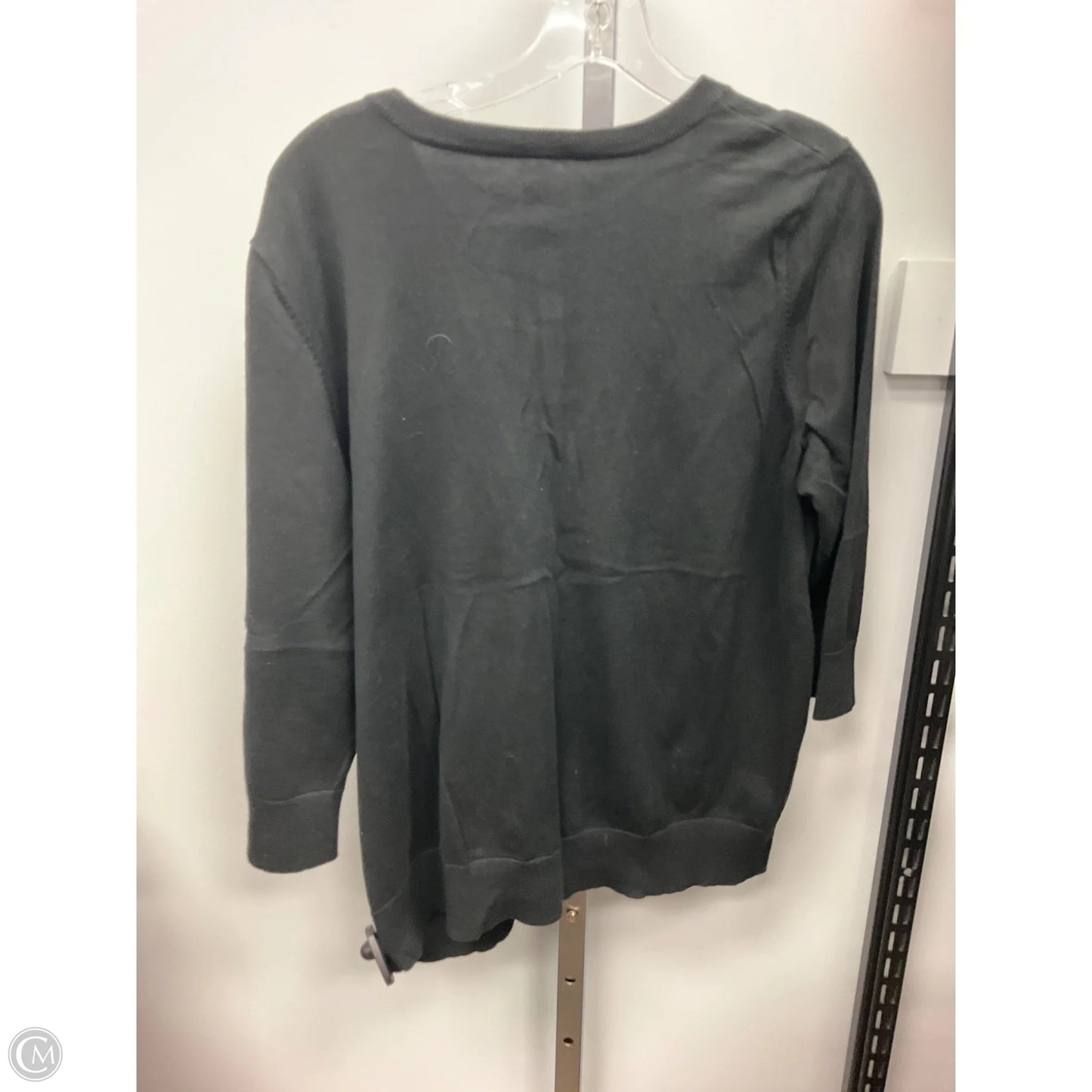 Cardigan By Talbots In Black, Size: 2x