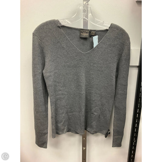 Top Long Sleeve By Tailor By B Moss In Grey, Size: S