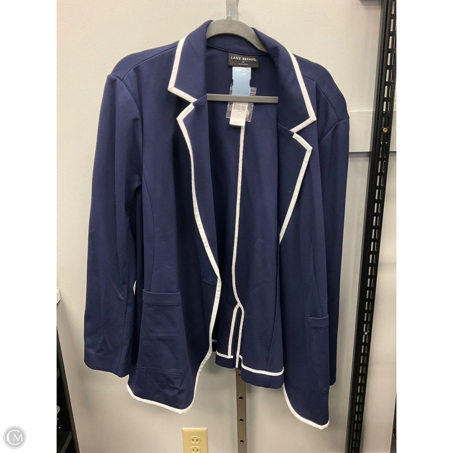 Blazer By Lane Bryant In Blue, Size: 22