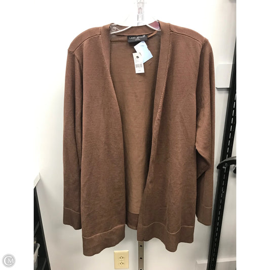 Sweater Cardigan By Lane Bryant In Brown, Size: 22