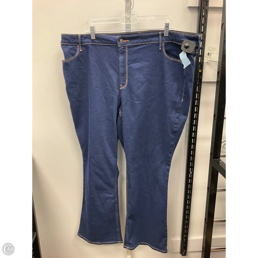 Jeans Flared By Old Navy In Blue Denim, Size: 22