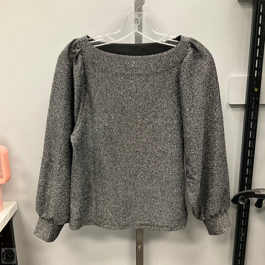 Top Long Sleeve By Loft In Silver, Size: Xs