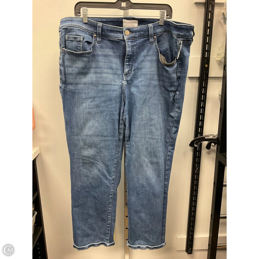 Jeans Flared By Lane Bryant In Blue Denim, Size: 18