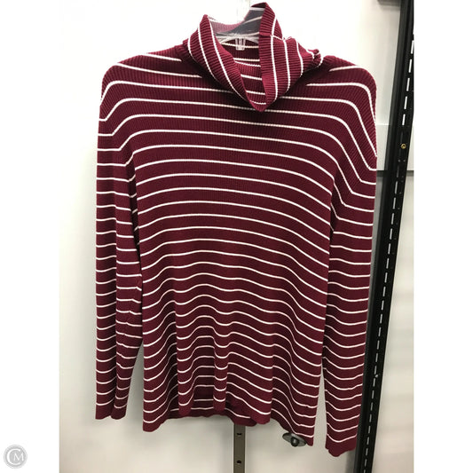 Top Long Sleeve By Coldwater Creek In Striped Pattern, Size: 1x