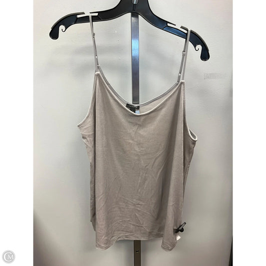 Top Cami By Ann Taylor In Grey, Size: L