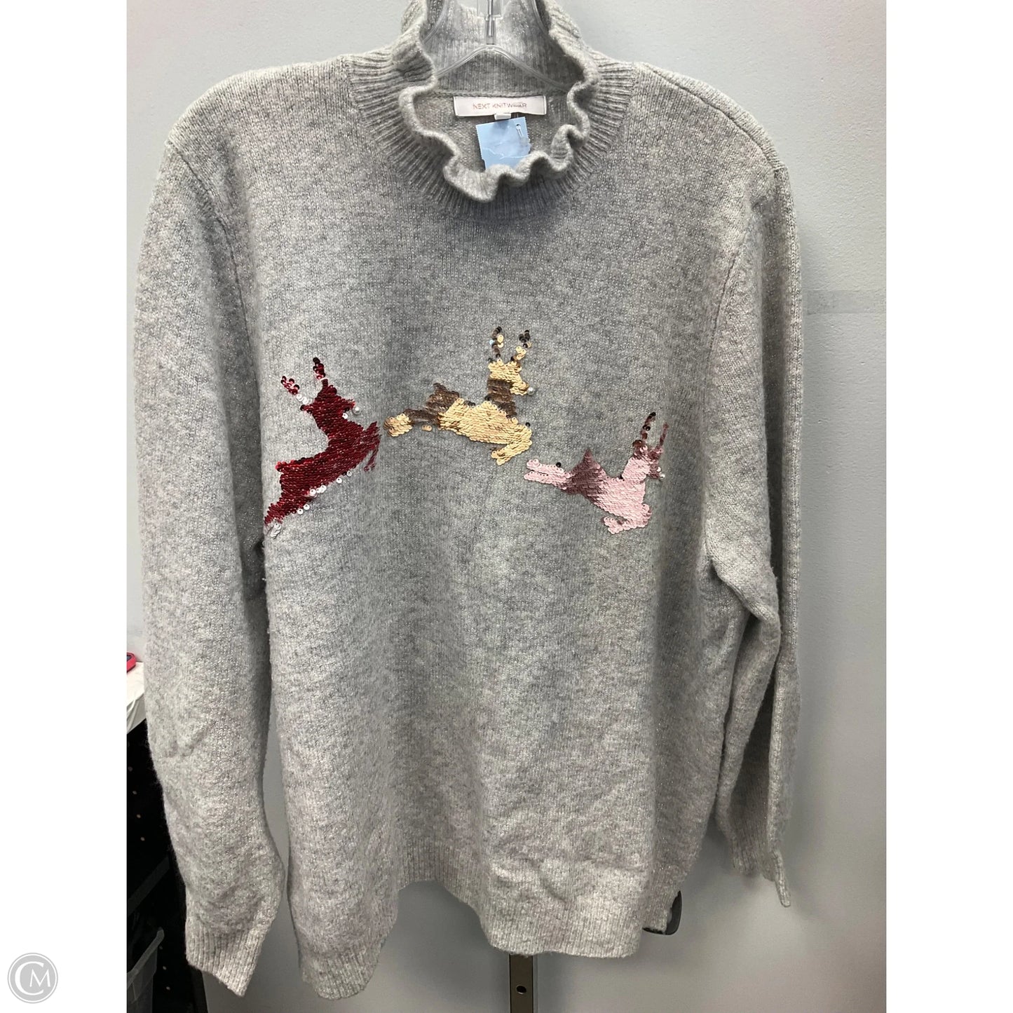 Sweater By Cmb In Animal Print, Size: Xl