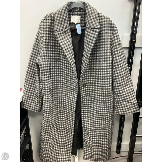 Coat Other By H&m In Black & Cream, Size: Xl