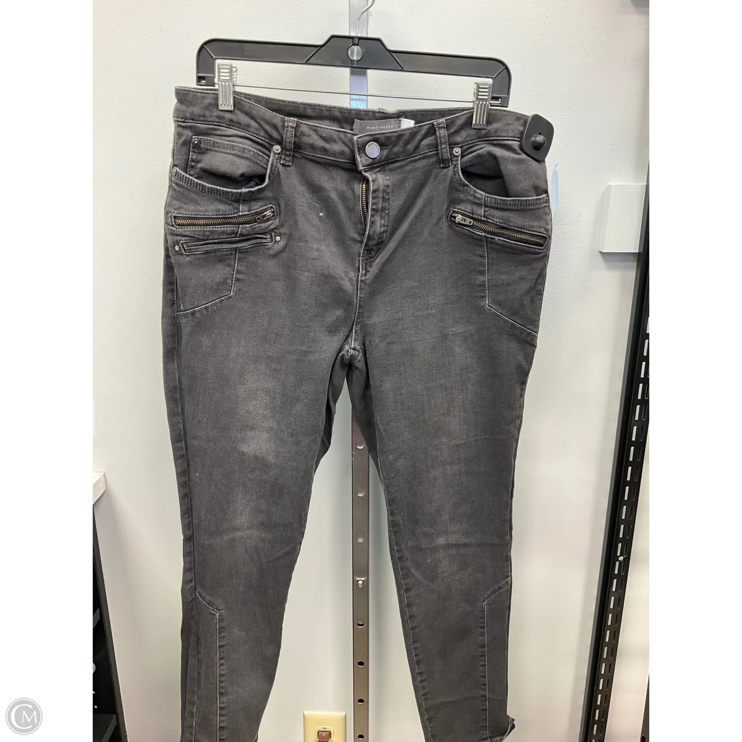 Jeans Boyfriend By Clothes Mentor In Black, Size: 16