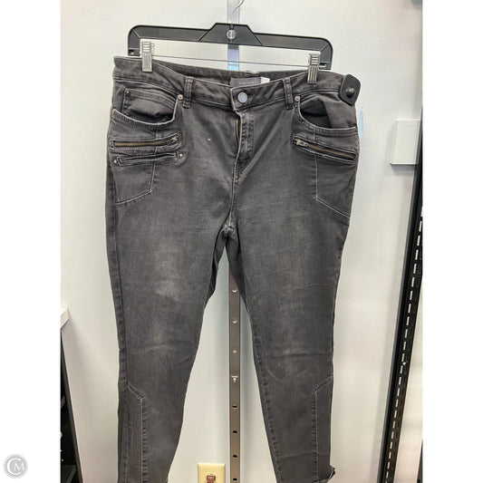 Jeans Boyfriend By Clothes Mentor In Black, Size: 16