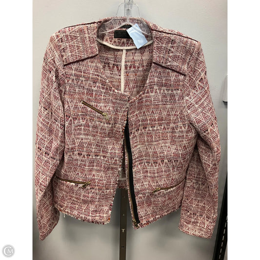 Blazer By Cmb In Red & Silver, Size: M