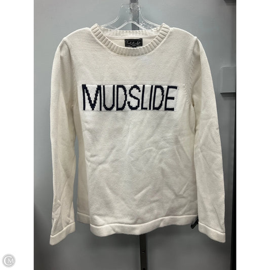 Sweater By Clothes Mentor In Cream, Size: L