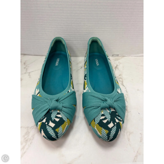 Shoes Flats By Vivaia In Floral Print, Size: 10