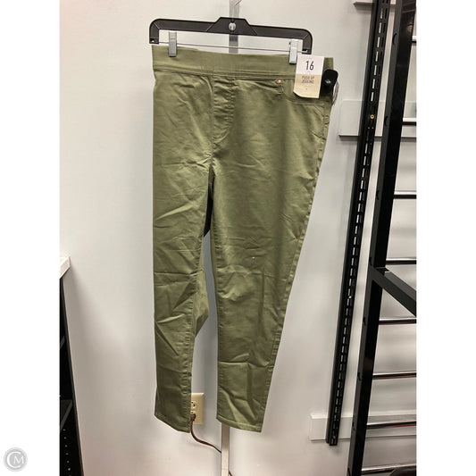 Pants Leggings By Cme In Green, Size: 16