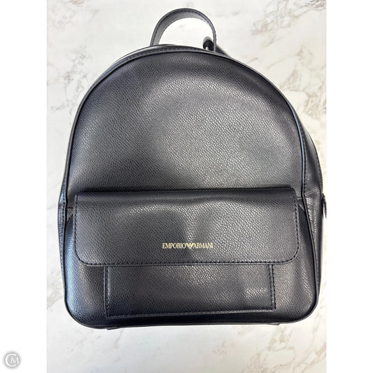 Backpack By Emporio Armani, Size: Medium