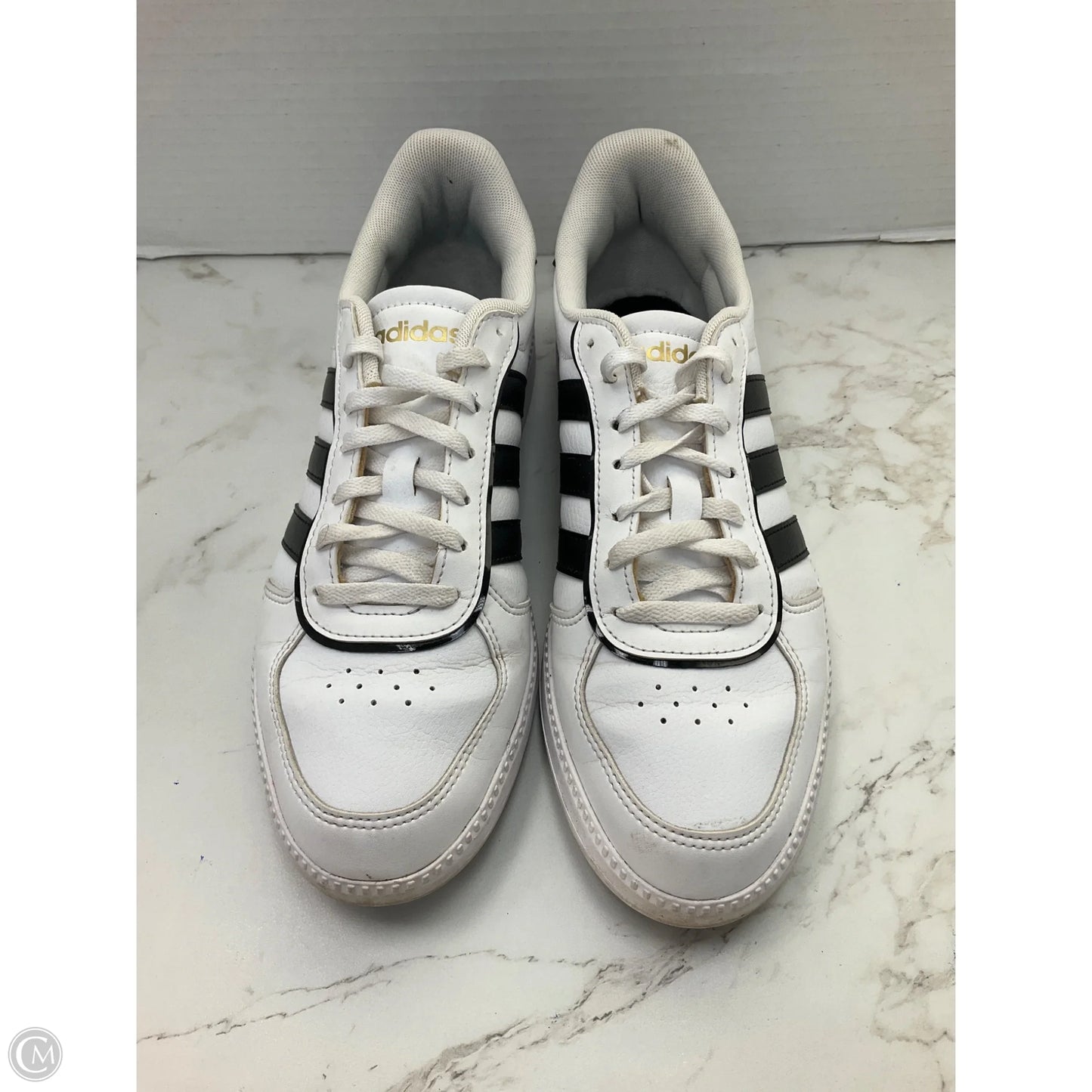 Shoes Athletic By Adidas In White, Size: 8