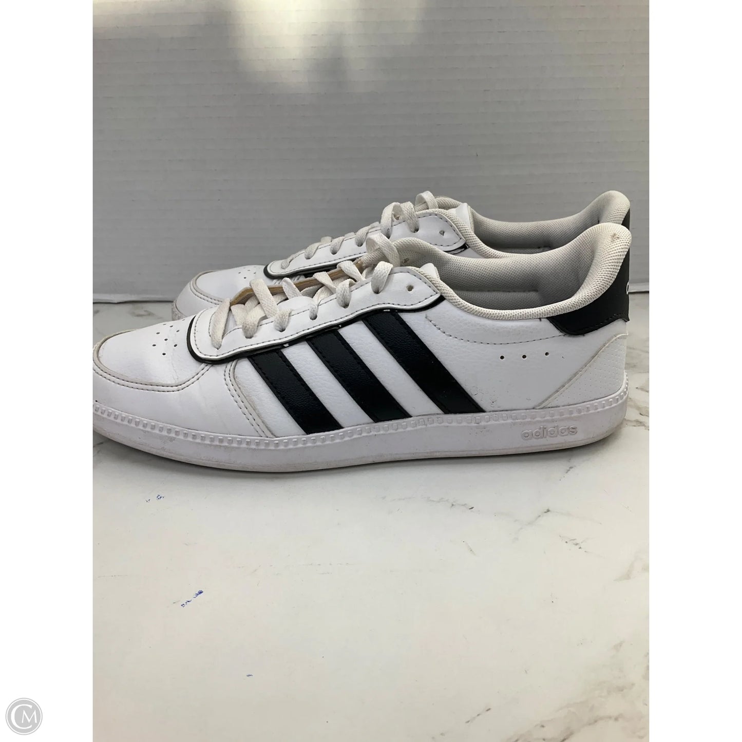 Shoes Athletic By Adidas In White, Size: 8