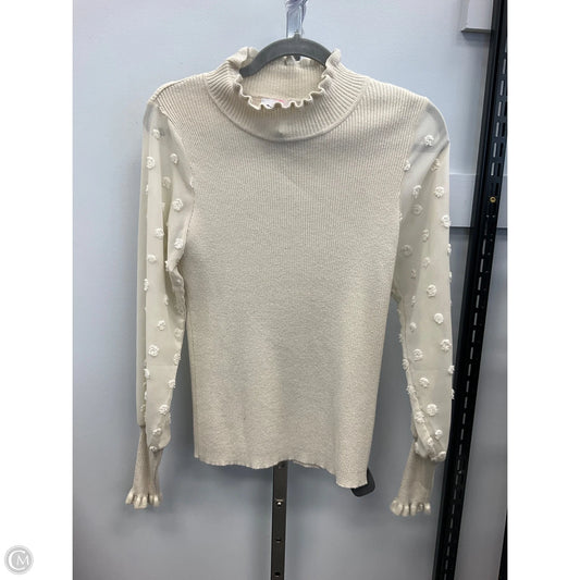 Sweater By Callahan In Cream, Size: M