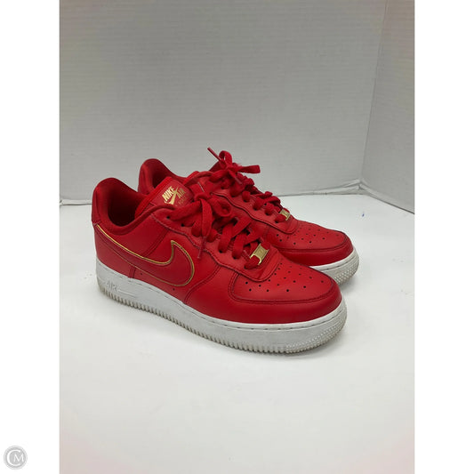 Shoes Athletic By Nike In Red, Size: 7