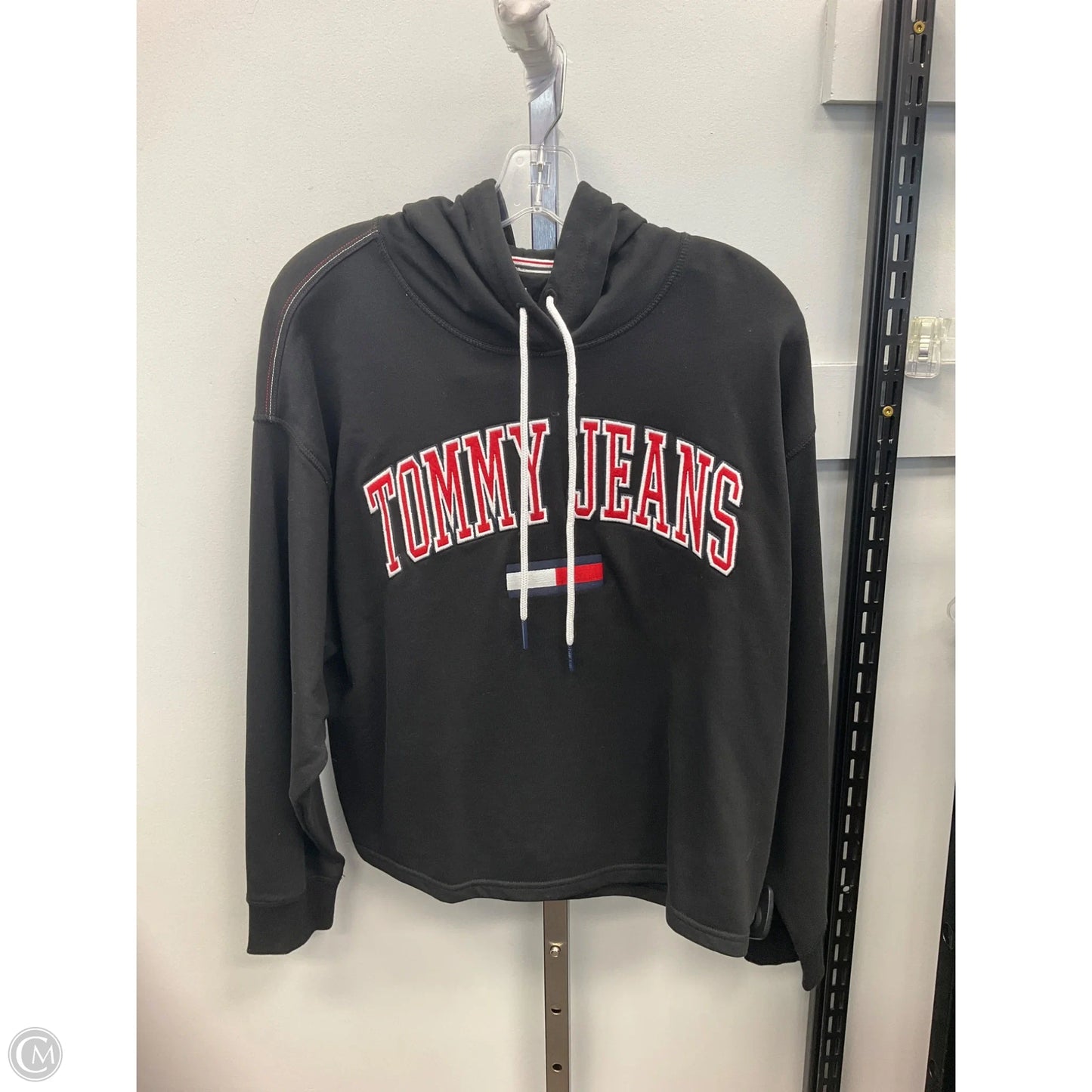 Top Long Sleeve By Tommy Hilfiger In Black, Size: M