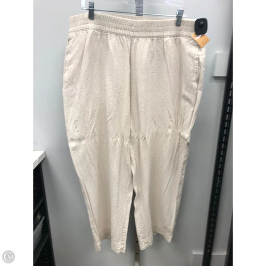 Pants Cropped By Old Navy In Tan, Size: Xl