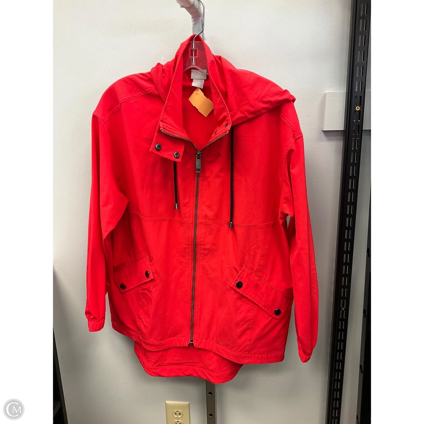 Jacket Other By Chicos In Red, Size: S
