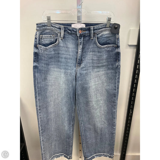 Jeans Wide Leg By Clothes Mentor In Blue Denim, Size: 10