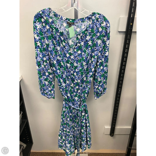 Dress Casual Midi By Talbots In Floral Print, Size: 14p