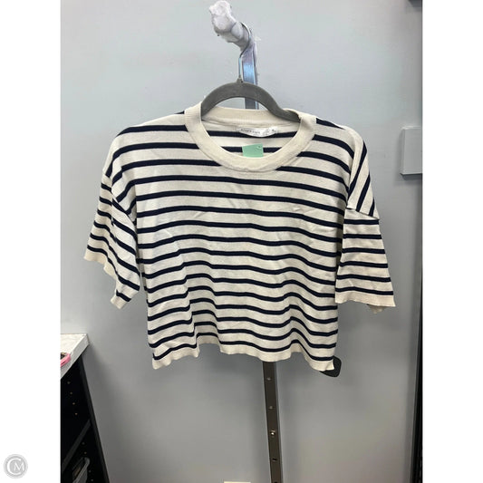 Top Short Sleeve By Altard State In Striped Pattern, Size: M