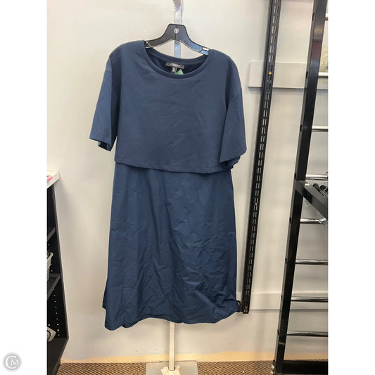 Dress Designer By Max Mara In Blue, Size: L