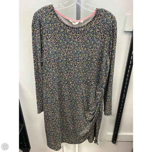 Dress Casual Midi By Boden In Floral Print, Size: 14