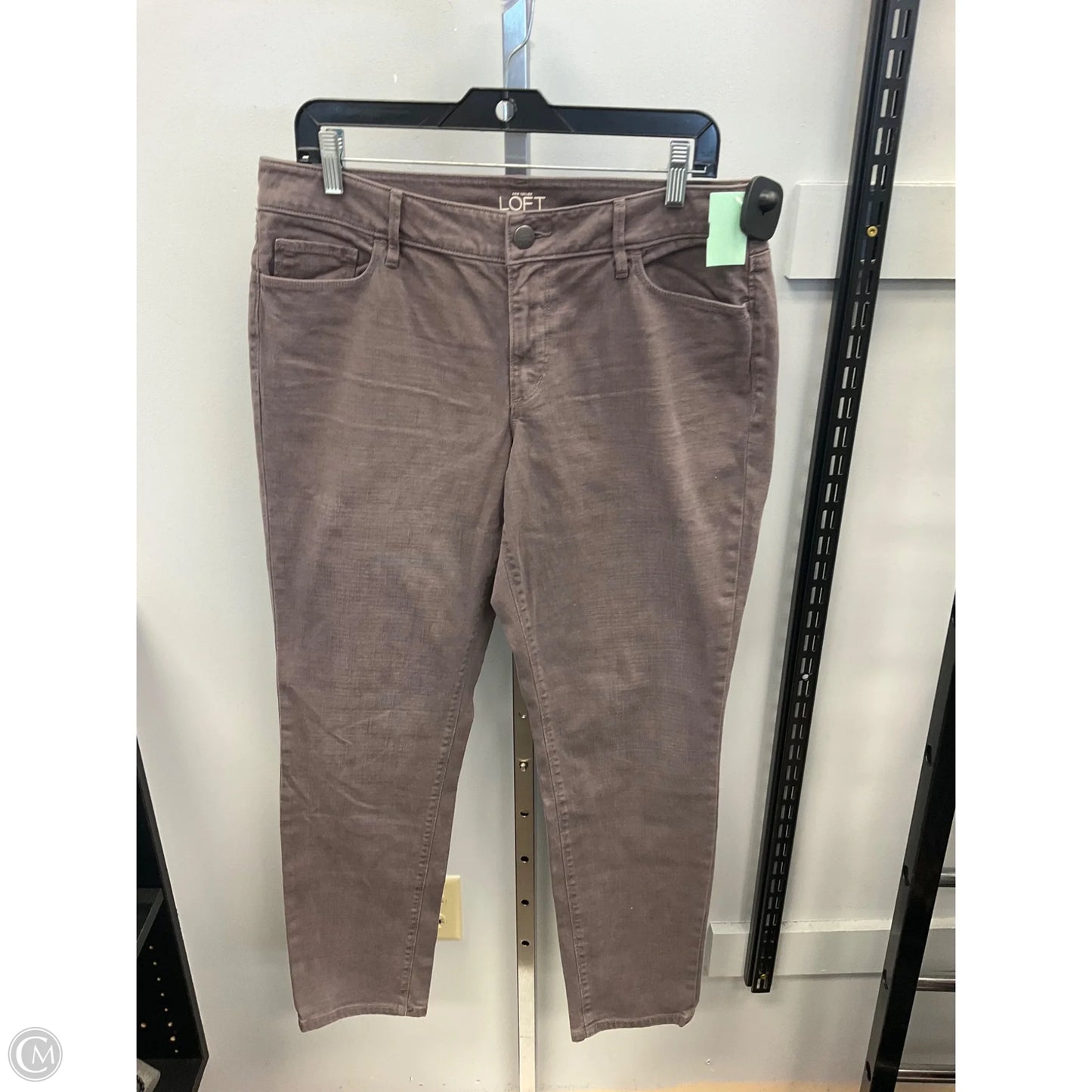 Jeans Boot Cut By Loft In Brown, Size: 12