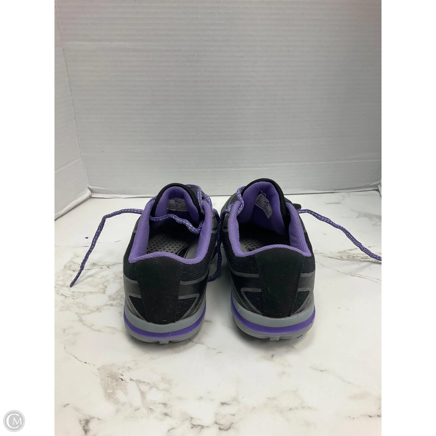 Shoes Athletic By Cme In Grey & Purple, Size: 8.5