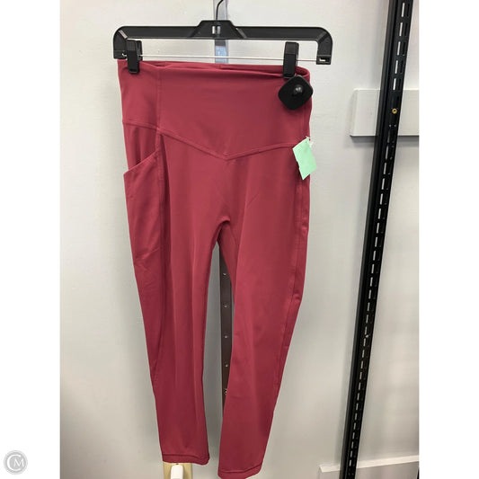 Athletic Leggings Capris By Lululemon In Red, Size: 6