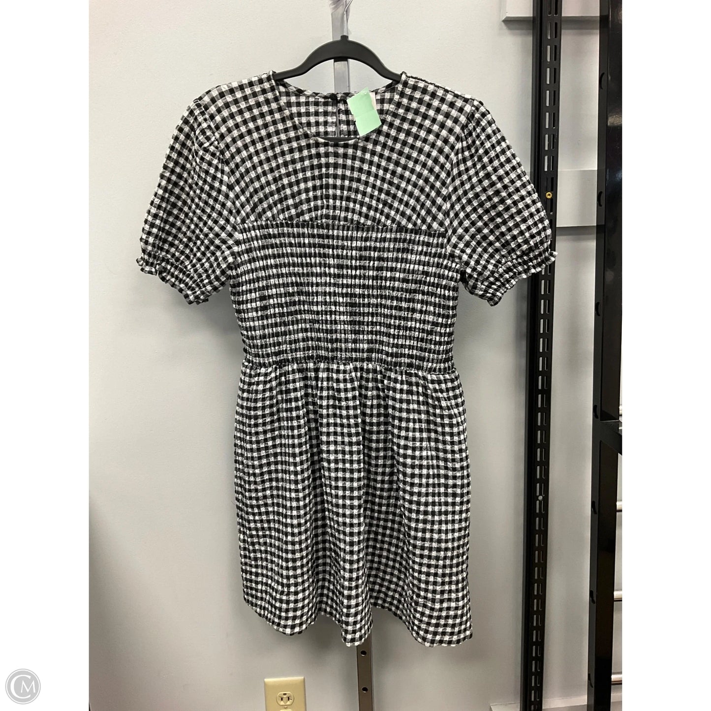 Dress Casual Short By Maeve In Black & White, Size: M