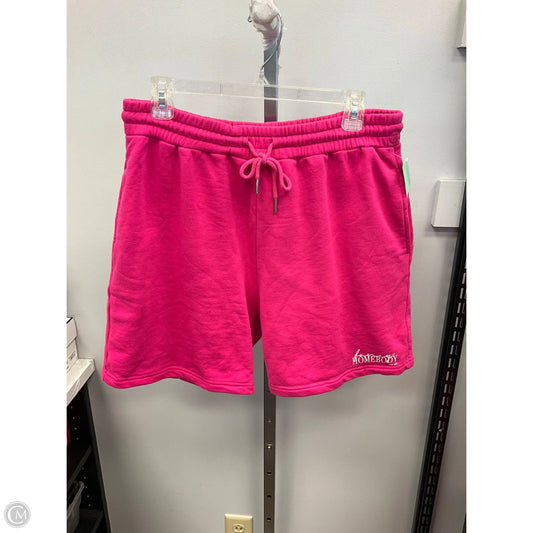 Athletic Shorts By Cme In Pink, Size: L