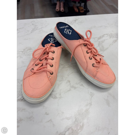 Shoes Sneakers By Sperry In Peach, Size: 8