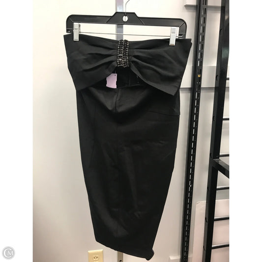 Dress Designer By Karl Lagerfeld In Black, Size: M