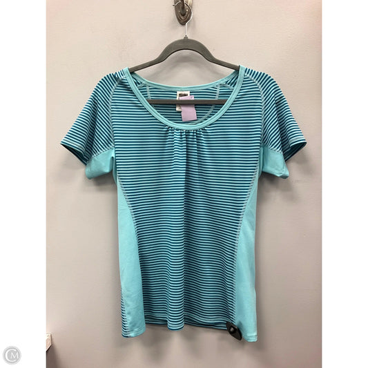 Top Short Sleeve By The North Face In Striped Pattern, Size: M