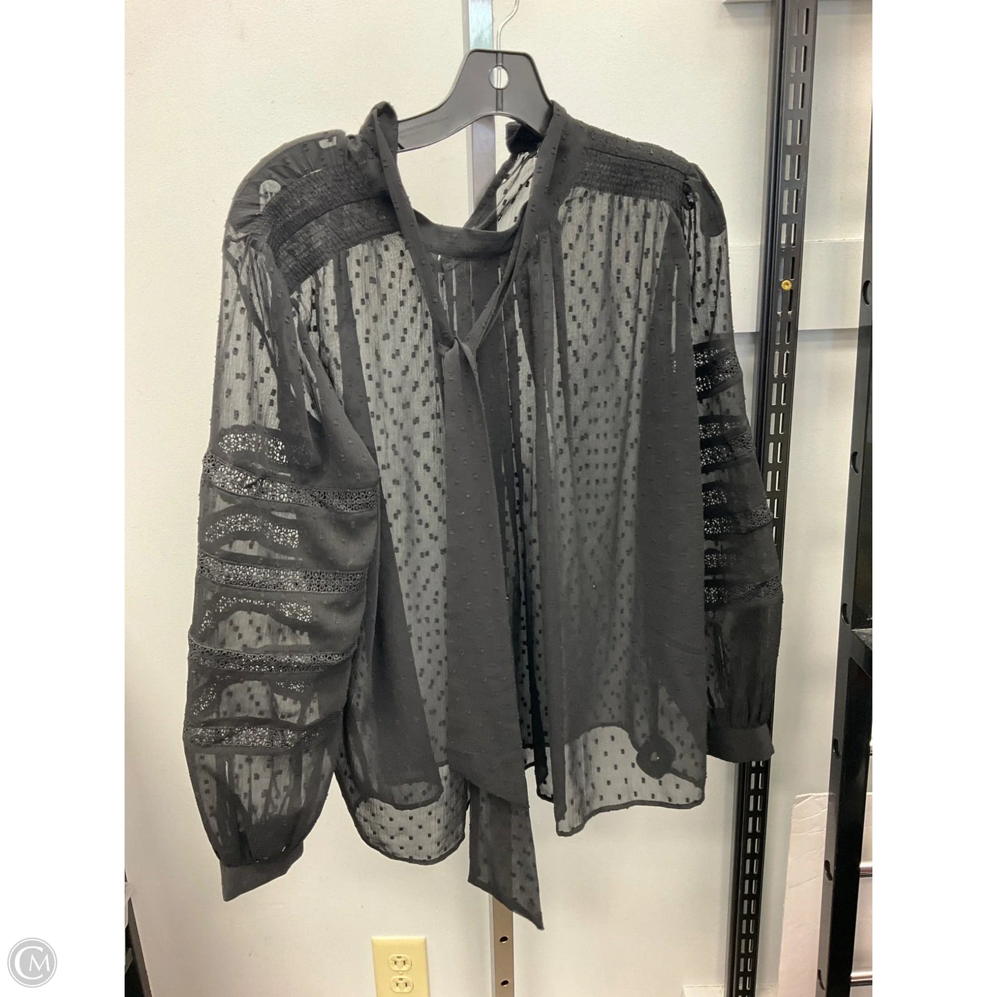 Top Long Sleeve By Ann Taylor In Black, Size: Sp
