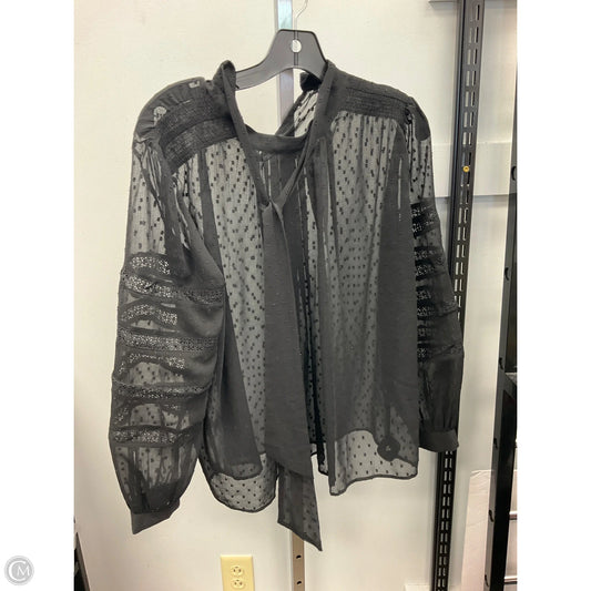 Top Long Sleeve By Ann Taylor In Black, Size: Sp