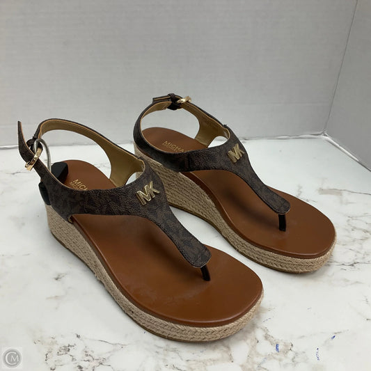 Shoes Designer By Michael Kors In Brown, Size: 6