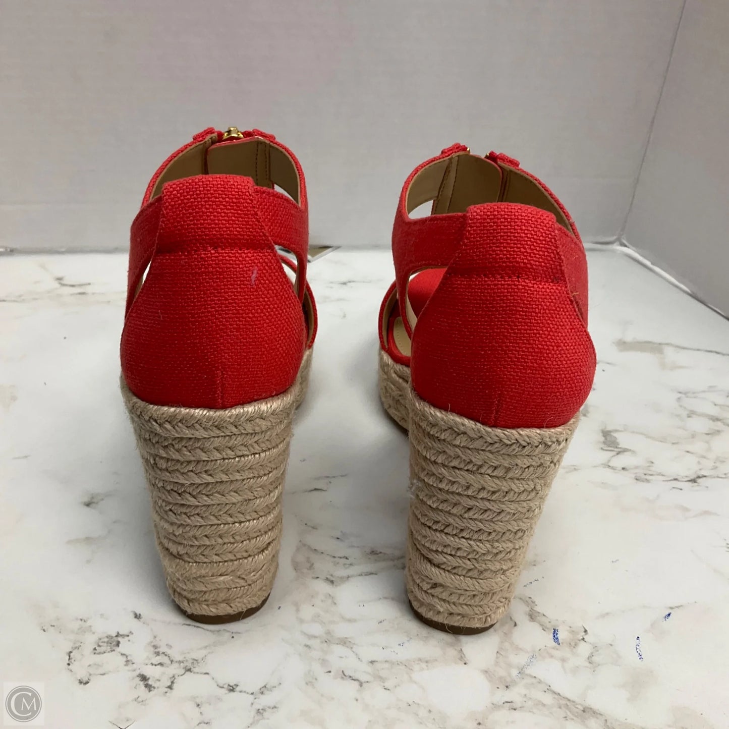 Shoes Designer By Michael Kors In Orange, Size: 6