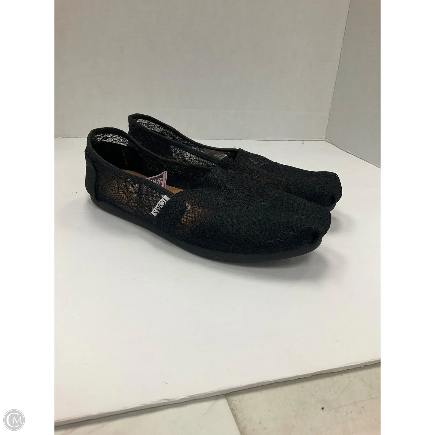 Shoes Flats By Toms In Black, Size: 6.5