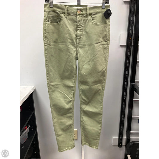 Jeans Straight By Loft In Green, Size: 4